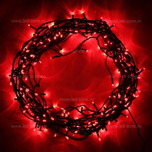 Instalatie Pom Craciun 100 LED-uri Diverse Culori Fir Negru 8m - Img 4