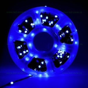 Instalatie Pom Craciun 1000 LED-uri 8mm Diverse Culori Fir Negru - Img 5