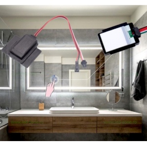 Intrerupator LED cu Senzor Tactil pentru Oglinda 5A 12V - Img 6