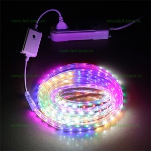 Kit Banda LED 2835 Rola 10m RGB 220V