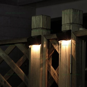 Lampa LED Exterior 0.12W Solara Perete LZ01 - Img 2