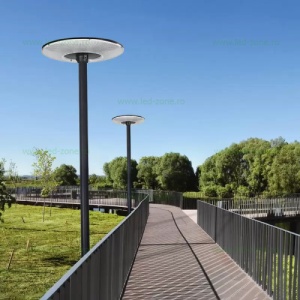 Lampa LED Iluminat Stradal UFO 200W Solara Montaj Stalp - Img 4