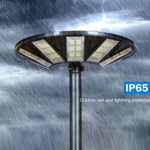 Lampa LED Iluminat Stradal UFO 400W Solara Telecomanda Stalp 4M - Img 2