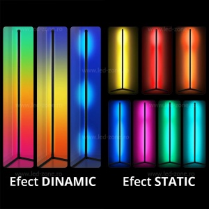 Lampadar LED 17W RGBW Digital Telecomanda - Img 3