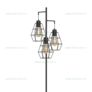 Lampadar Vintage 3 Pendule DARIA - Img 2