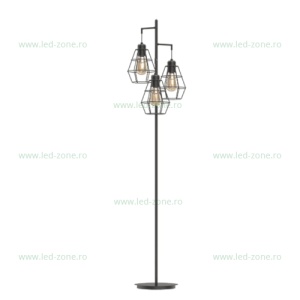 Lampadar Vintage 3 Pendule NICOL - Img 1