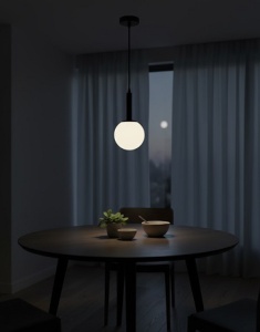 Lustra 1 Soclu E27 Neagra LZ159-1