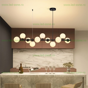 Lustra 11 Socluri G9 LZ1027 - Img 2