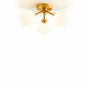 Lustra 3 Socluri E27 Aurie LZ359-3