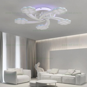 Lustra LED 104W 3 Functii RGB Dimabila cu Telecomanda LZM400-5 RGB - Img 2