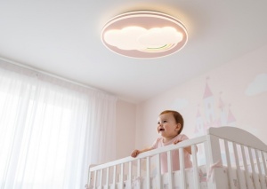 Lustra LED 108W 3 Functii Nori LZ762 Roz - Img 3