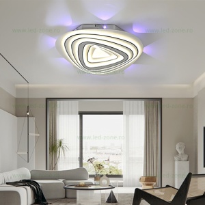 Lustra LED 120W 3 Functii Dimabila cu Telecomanda LZ1810-6 - Img 2