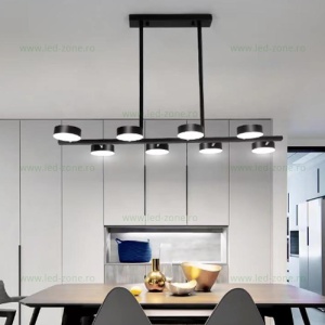Lustra LED 140W 3 Functii Dimabila cu Telecomanda LZG3850-8 - Img 2