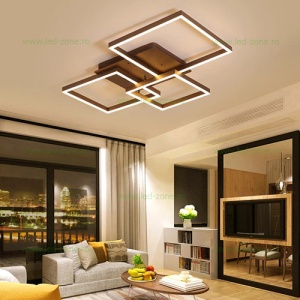 Lustra LED 150W 3 Functii Dimabila cu Telecomanda LZC876-3 - Img 1