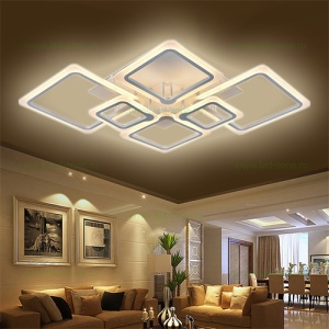 Lustra LED 168W 3 Functii Dimabila cu Telecomanda LZ2738 - Img 1