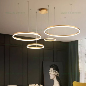 Lustra LED 204W Dimabila 3 Functii cu Telecomanda LZ1796