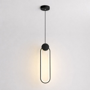 Lustra LED 24W Neagra Pendul 3 Functii LZ321