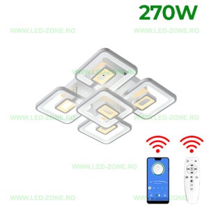 Lustra LED 270W 3 Functii Dimabila cu Telecomanda sau Telefon LZ6542-41