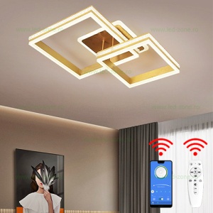 Lustra LED 288W 3 Functii Dimabila cu Telecomanda Cristal LZC870-2A