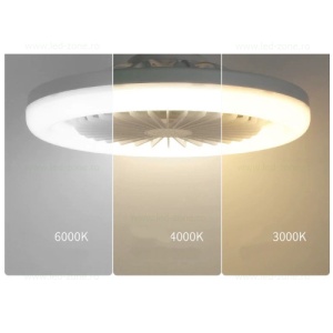Lustra LED 36W 3 Functii Dimabila cu Telecomanda si Ventilator LZ7020-A02 - Img 2