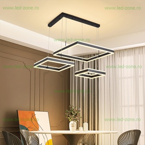 Lustra LED 416W Dimabila 3 Functii cu Telecomanda LZ1767-600 - Img 2