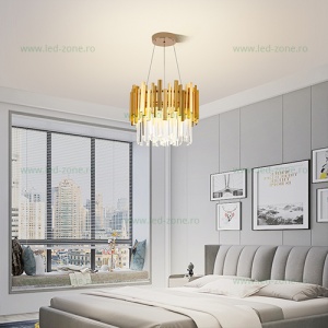 Lustra LED 52W 3 Functii cu Telecomanda Cristal LZ6431-400
