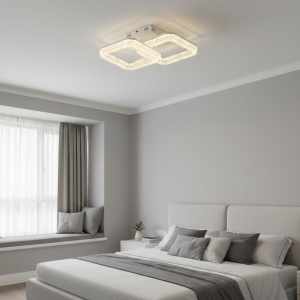 Lustra LED 80W 3 Functii Dimabila cu Telecomanda LZ2535
