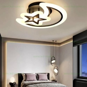 Lustra LED 80W 3 Functii Dimabila cu Telecomanda LZK005 - Img 5