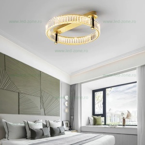 Lustra LED 84W Dimabila 3 Functii cu Telecomanda Crsital LZR9048-400