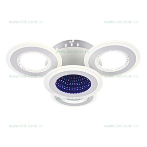 Lustra LED 92W 3 Functii cu Telecomanda LZR9020-3+1 - Img 2