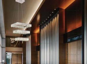 Lustra LED 96W 3 Segmente Model Cristal PANDORA - Img 2