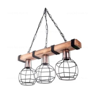 Lustra Rustic 3 Socluri E27 LZ5719-3