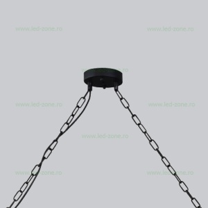Lustra Rustic Bambus 4 Socluri E27 LZSF4 - Img 5