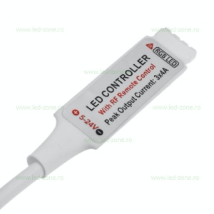 Mini Controller Banda LED RGB 12A 144W 16 Taste RF - Img 2