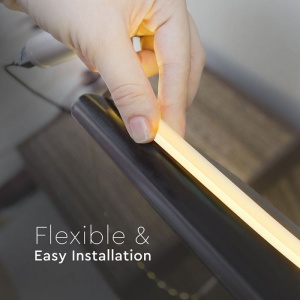 Neonflex LED Slim 24V 10W/ML 8x10mm Backlight Rola 10m - Img 4