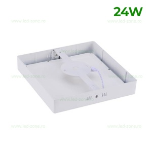 Panou LED 24W 30x30cm Aplicat Alb - Img 3