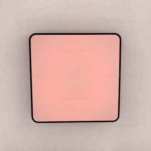 Panou LED 24W 30x30cm Aplicat Negru RGB-CCT cu Telecomanda - Img 3