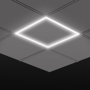 Panou LED 40W 60x60cm Alb Contur - Img 2