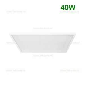 Panou LED 40W 60x60cm Aplicat Alb - Img 1