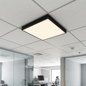 Panou LED 45W Negru 60x60cm Aplicat