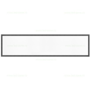 Panou LED 48W 120x30cm Aplicat Negru Backlight - Img 2