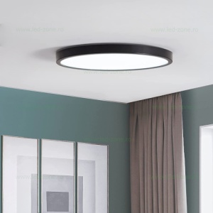 Panou LED 70W D-50cm Aplicat Negru RGB-CCT cu Telecomanda - Img 9