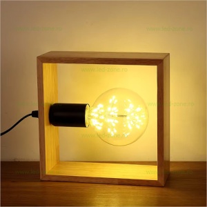 Pendul Lemn Soclu E27 LZC611-1 - Img 4