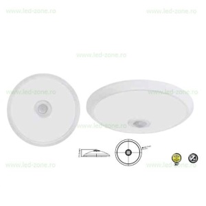 Plafoniera LED Senzor Reglabil 20W Rotunda CRAMER - Img 2