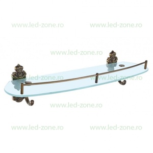 Polita Din Sticla Bronz Antichizat LZ68603