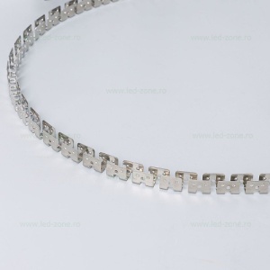Profil Aluminiu 1M Flexibil Montaj Neon Flex Slim 8x16mm - Img 2