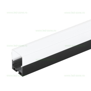 Profil Aluminiu Aplicat Dispersor Mat 2M 31MM LZ9900 - Img 4