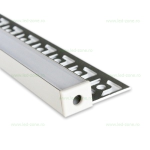 Profil Aluminiu Incastrat Sub Tencuiala 2M 9.6MM LZ4277 - Img 2