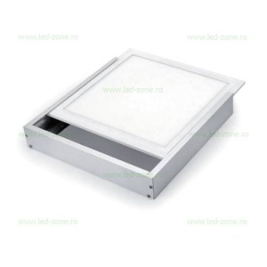 Rama Panou LED 60x60cm Aplicat Alb - Img 3