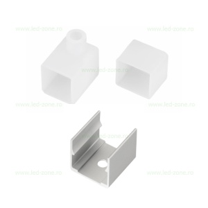 Set 2 Capace Protectie Profil Flexibil Silicon 12x12mm - Img 1